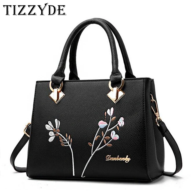 Женская сумка мессенджер с вышитыми цветами вишни|handbag ladies|popular handbagbrand messenger bag |