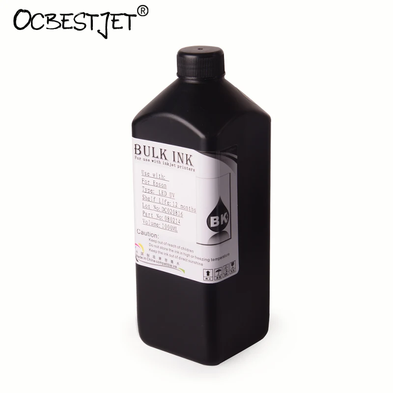 1000 мл светодиодный светодиодные УФ-чернила для быстрой отверждения Mimaki UJV-160 UJF-6042