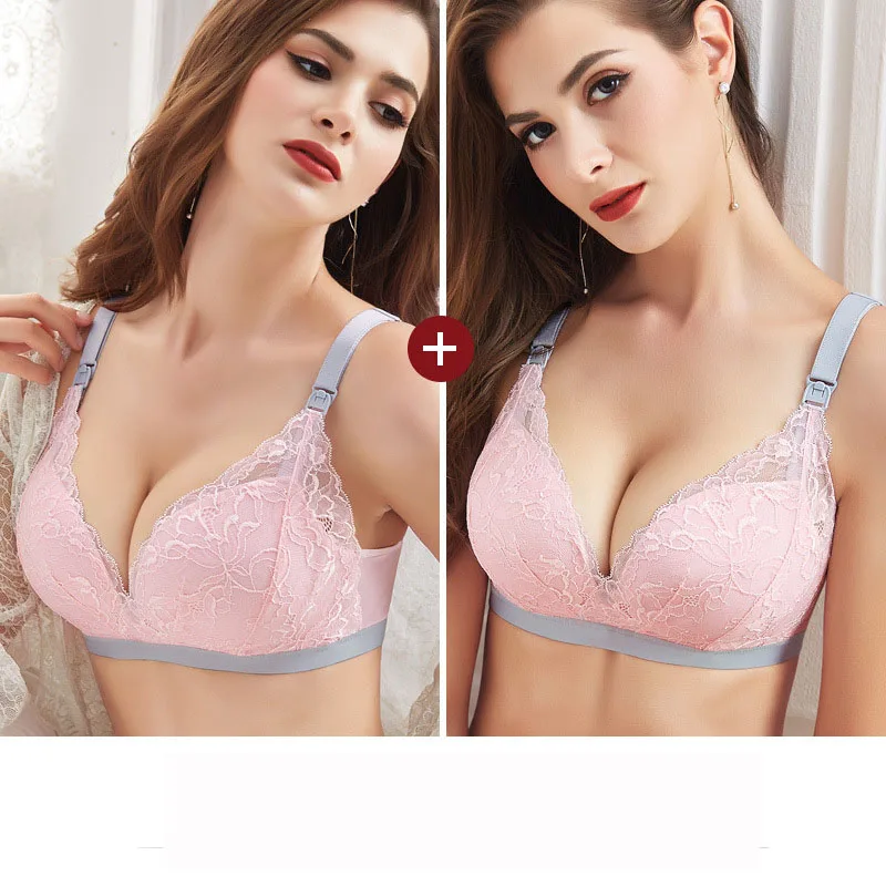 B30021-11 Teenster Бюстгальтер для кормления кружева беременность сексуальная одежда бюстгальтеры для кормления бюстгальтер для кормления женщина Грудное вскармливание нижнее белье передняя застежка бюстгальтер чашка - Цвет: B30021-11
