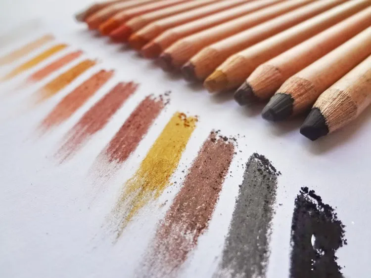 12 цветов мягкие пастельные карандаши цветные для рисования эскиз | Канцтовары