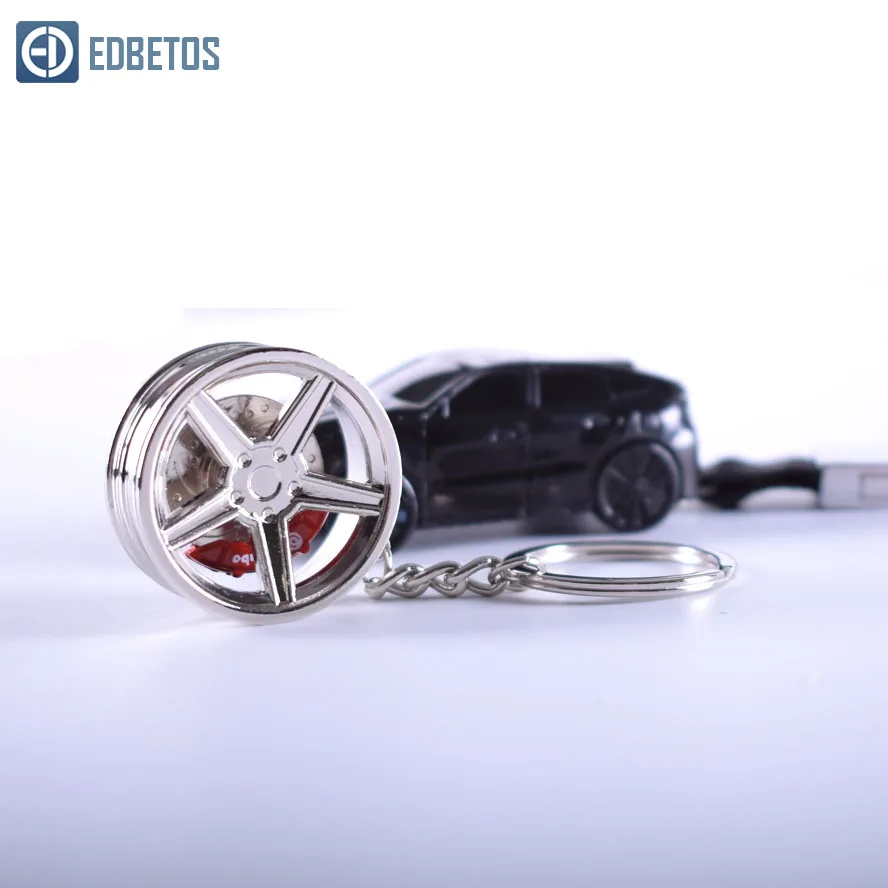 Jdm СТИЛЬ сплава автомобиль Стайлинг обода колеса кольцо для ключей с тормозными дисками jdm креативный брелок для Benz BWM авто часть Модель