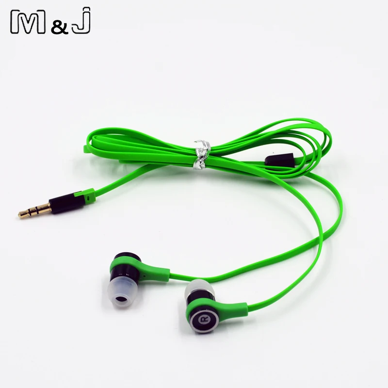 M & J JM21 100% оригинальные стереонаушники красочные брендовые наушники вкладыши для
