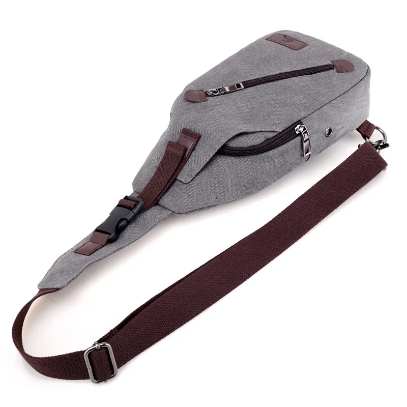 Kvky Новый Повседневное Грудь сумка для Для мужчин 2017 ремень Сумка Кроссбоди холст