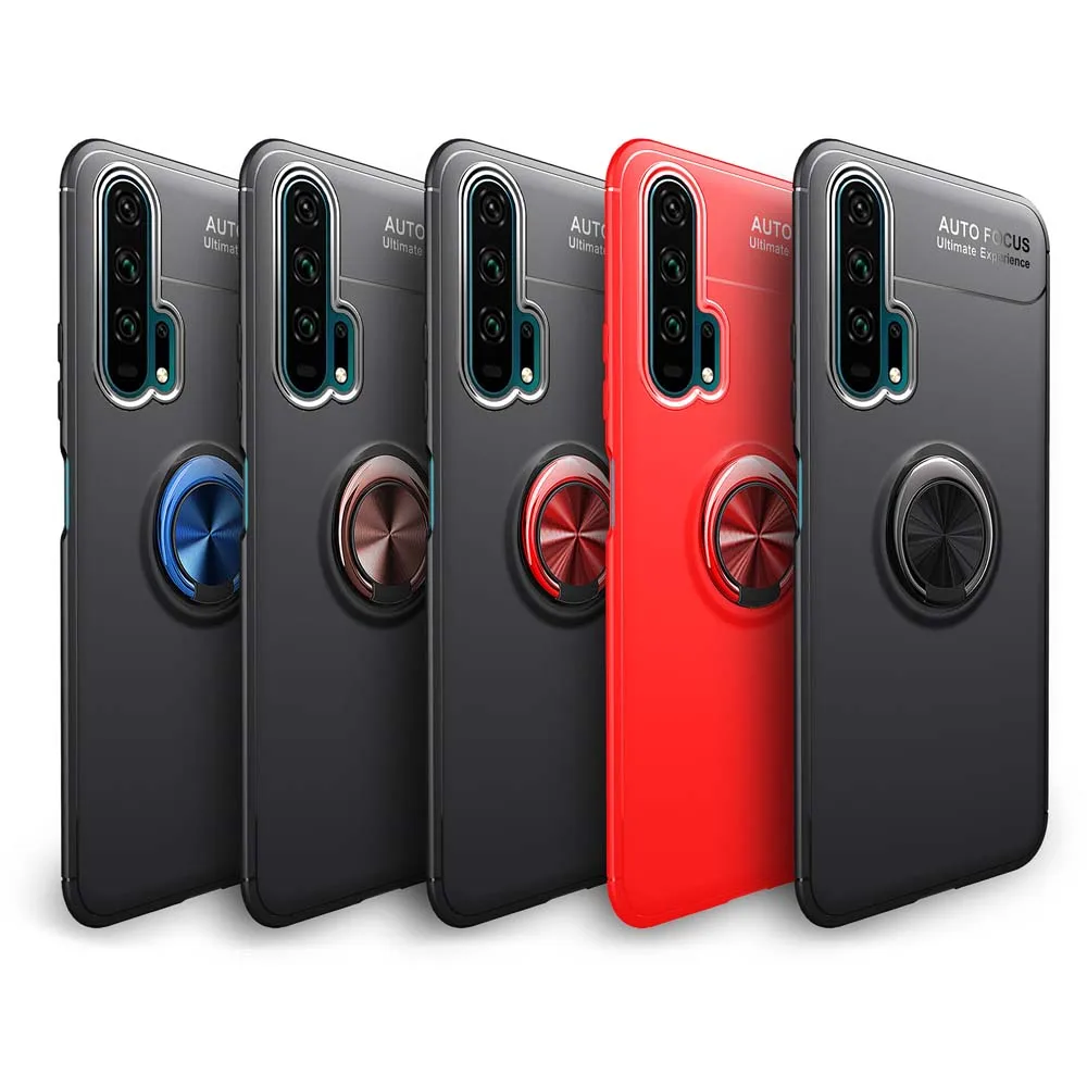 Мягкий силиконовый чехол для Huawei Honor 20 Pro 2019 YAL-L41 Honor20 YAL L41 Ring TPU телефона | Мобильные