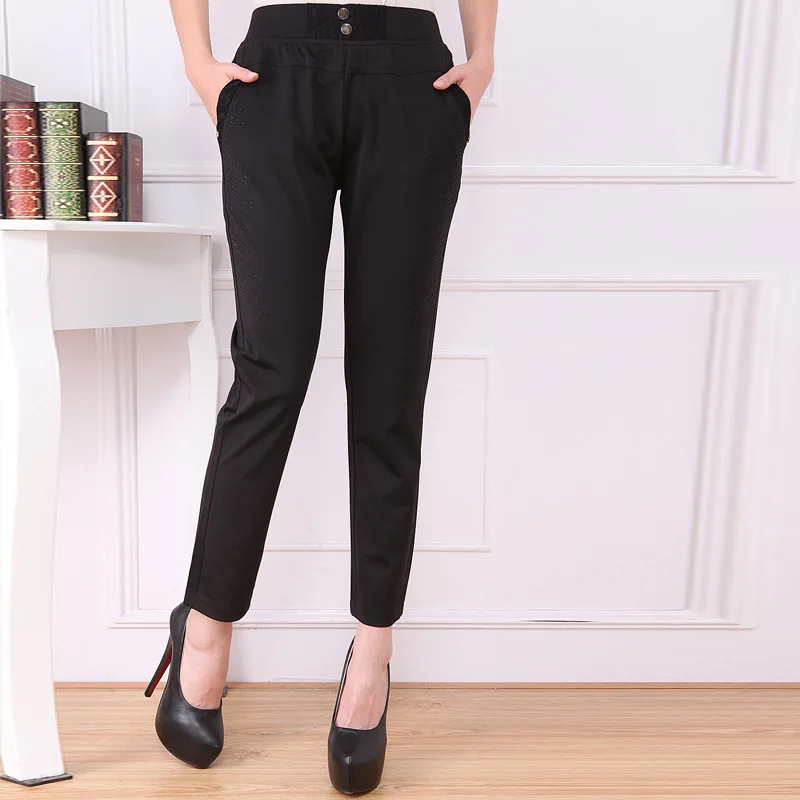 d trousers manufacturers old fashion lace bag leisure 9 pants in middle-aged women's summer long direct selling | Женская одежда