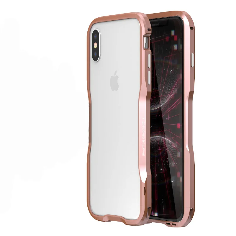Алюминиевая рамка 360 Защитный армированный чехол для телефона для iphone X XS чехол для MAX XR металлический бампер для iphone 7 8 Plus чехол Coque