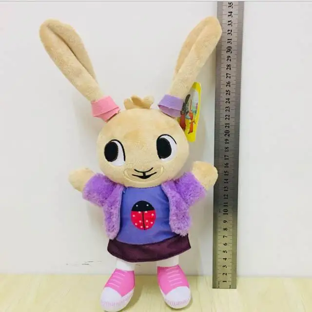 Мультяшный кролик Bing, плюшевая игрушка, Fnaf Bing Friends Flop Sula, слон, панда, медведь, чучело, плюшевая кукла для девочек - Цвет: 32cm