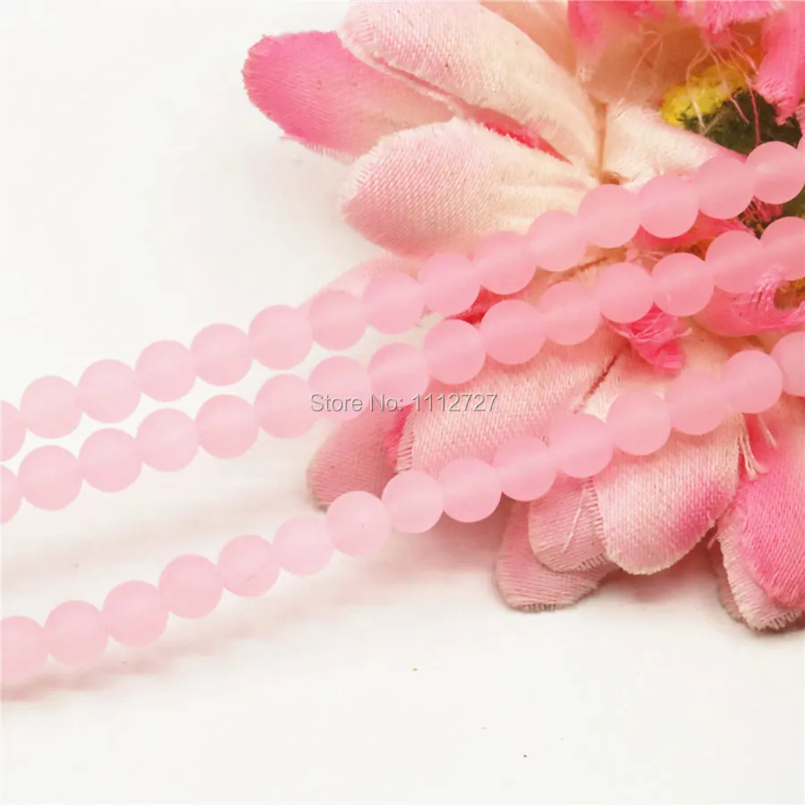 Аксессуары для изготовления ювелирных изделий сделай сам розовые бусины