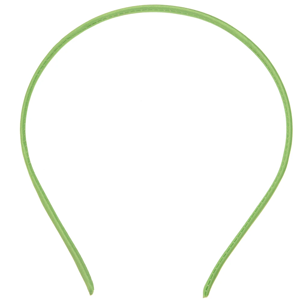 Green 12 шт. лента в рубчик 0,5 см* 36 см обруч для волос Бутик аксессуары заколки для волос банты для волос модный аксессуар Милый ободок для волос повязка на голову - Цвет: Green