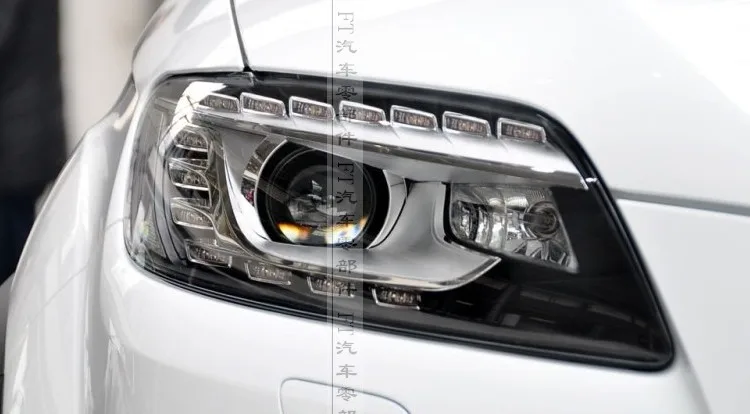 Для Audi Q7 фары крышка 10-15 Q7 фары Прозрачный большой корпус лампы автомобиля абажур лампы прозрачный защитный корпус