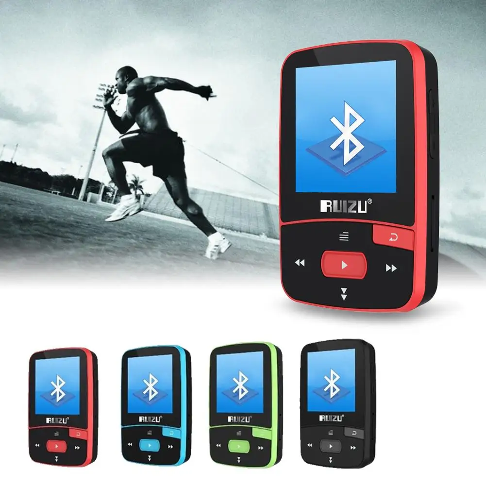 RUIZU X50 Спортивный MP3 музыкальный плеер рекордер fm радио Supprot SD карта клип mp3 8 Гб 4