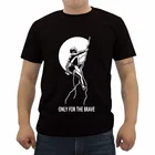 Футболка мужская хлопковая с коротким рукавом, модная тенниска с принтом скалолазания, крутая майка, лето