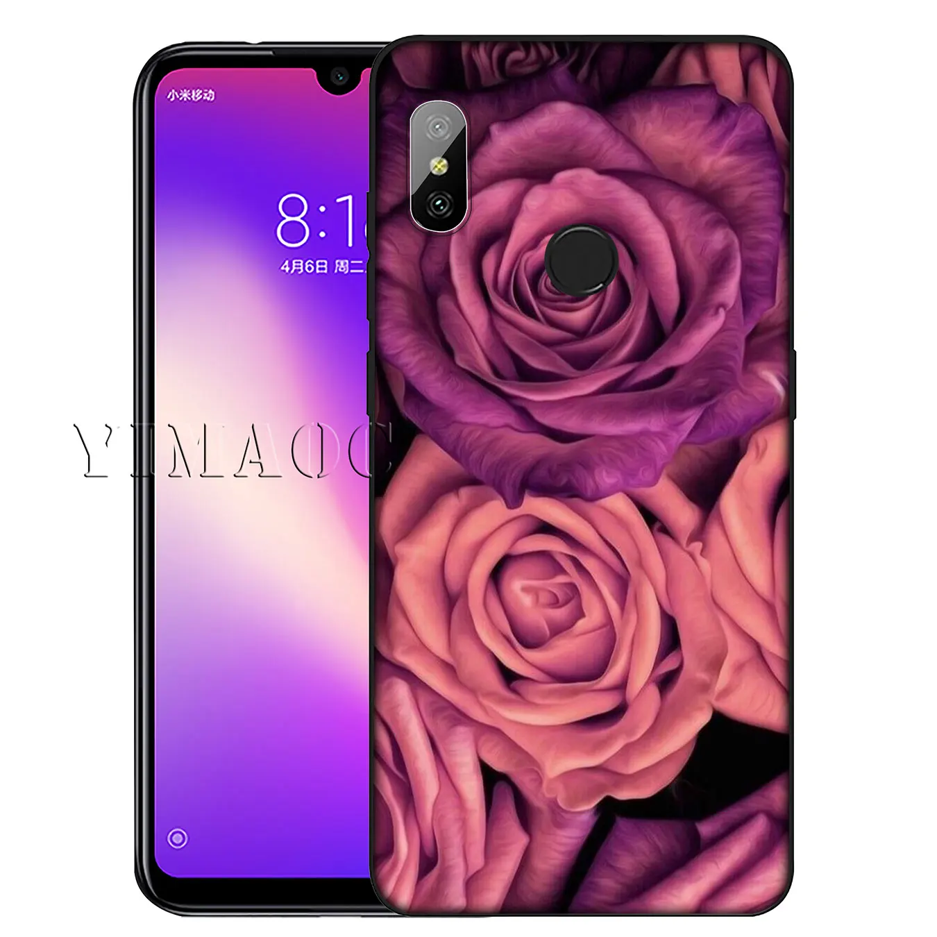 Мягкий силиконовый чехол YIMAOC infinity on фиолетовый цветок лотоса для Xiaomi Redmi K30 K20 8A 7A 6A