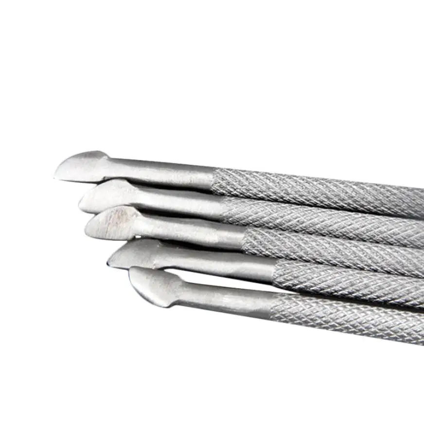 Двусторонний Толкатель для кутикулы 1 шт. средство удаления омертвевшей кожи