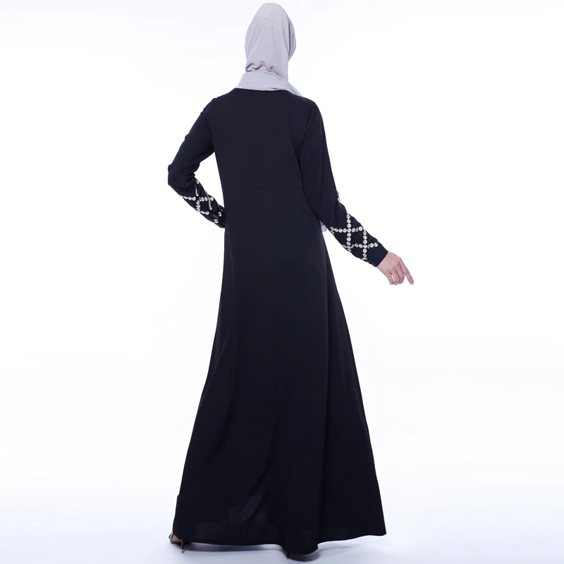 Мусульманское хиджаб Abaya Dubai с вышивкой платье Abayas для женщин пакистанский кафтан