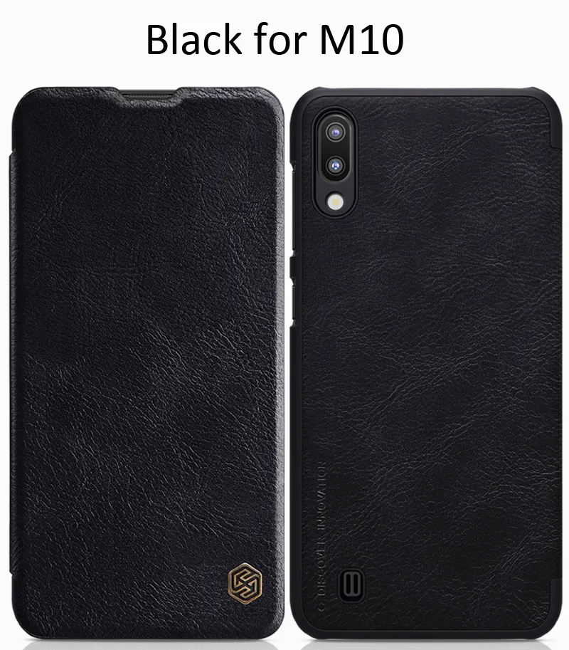 Nillkin Qin кожаный чехол-книжка с откидной Чехол Крышка для samsung Galaxy M20 M30 A30 A50 A70 M10 A40 A10 A60 A20 A20e