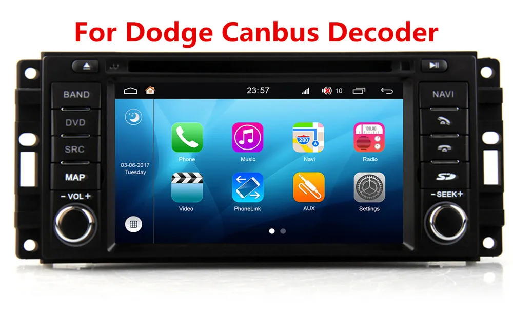 RoverOne Android 8,0 Автомобильная Мультимедийная система для Dodge Grand Caravan 2008-2011 Радио Стерео DVD gps навигация медиа музыкальный плеер - Цвет: For Dodge