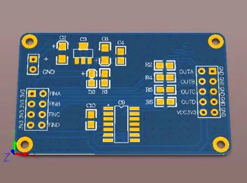 

Free Shipping!!! Four-channel flexible film pressure sensor conversion module / resistance voltage conversion module