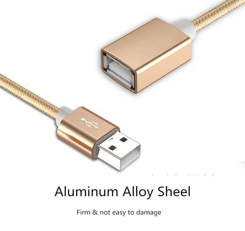Кабель Удлинитель USB 2 0 штекер гнездо 1 м для зарядки телефона и компьютера|Кабели