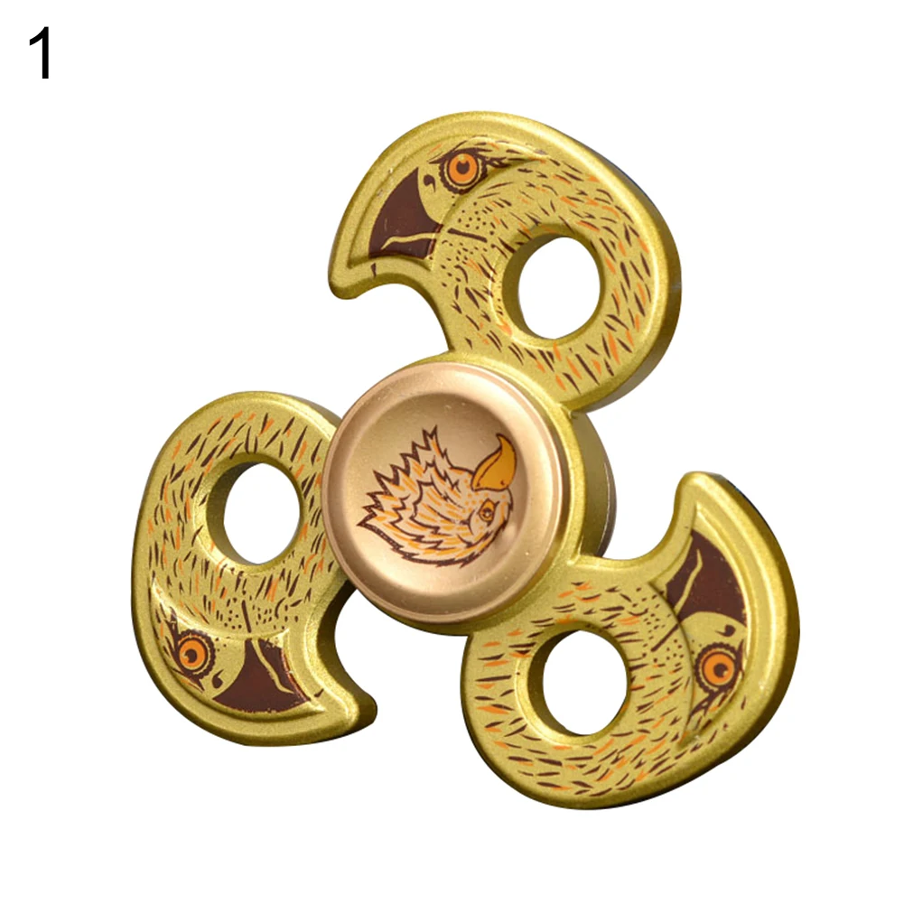 Головы орла Непоседа ручной Spinner металл палец ВДГ фокус СДВГ аутизм игрушка в