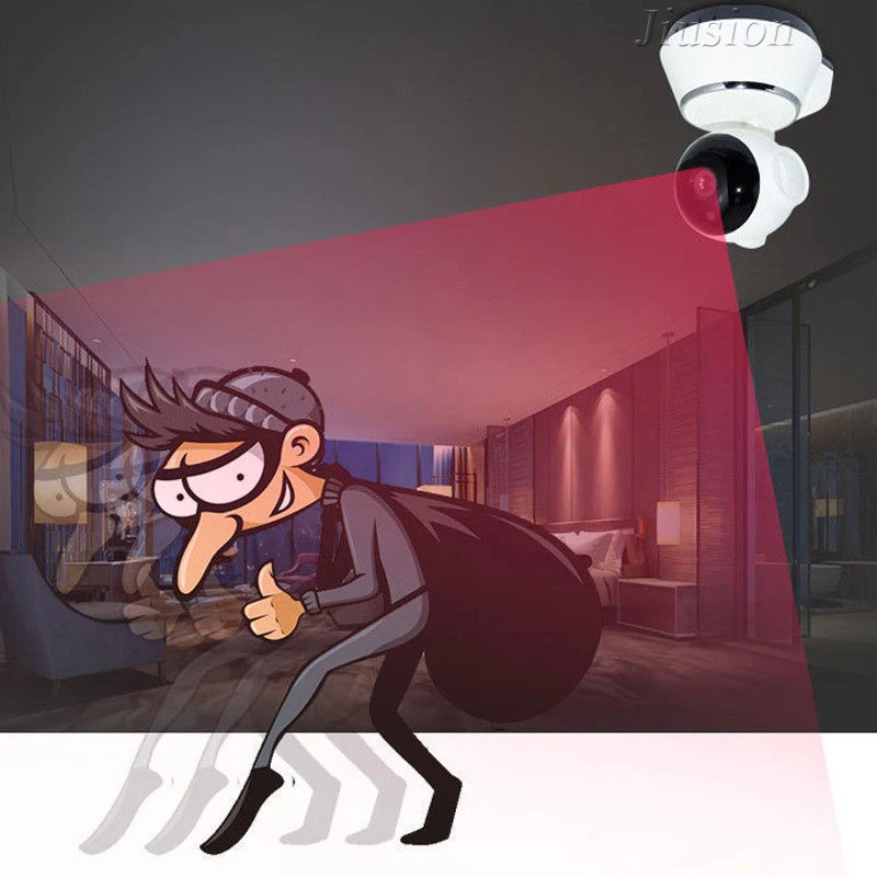 Миниатюрная IP камера для няни Wi Fi HD видео аудио ИК ночное видение датчик движения