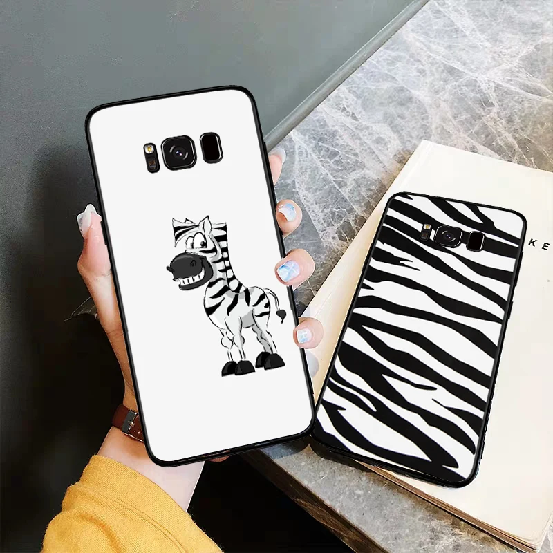 Cartoon zebra supreman stripe Silicone Case for Samsung S6 Edge S7 S8 Plus S9 S10 S10e M10 M20 M30 M40 | Мобильные телефоны и