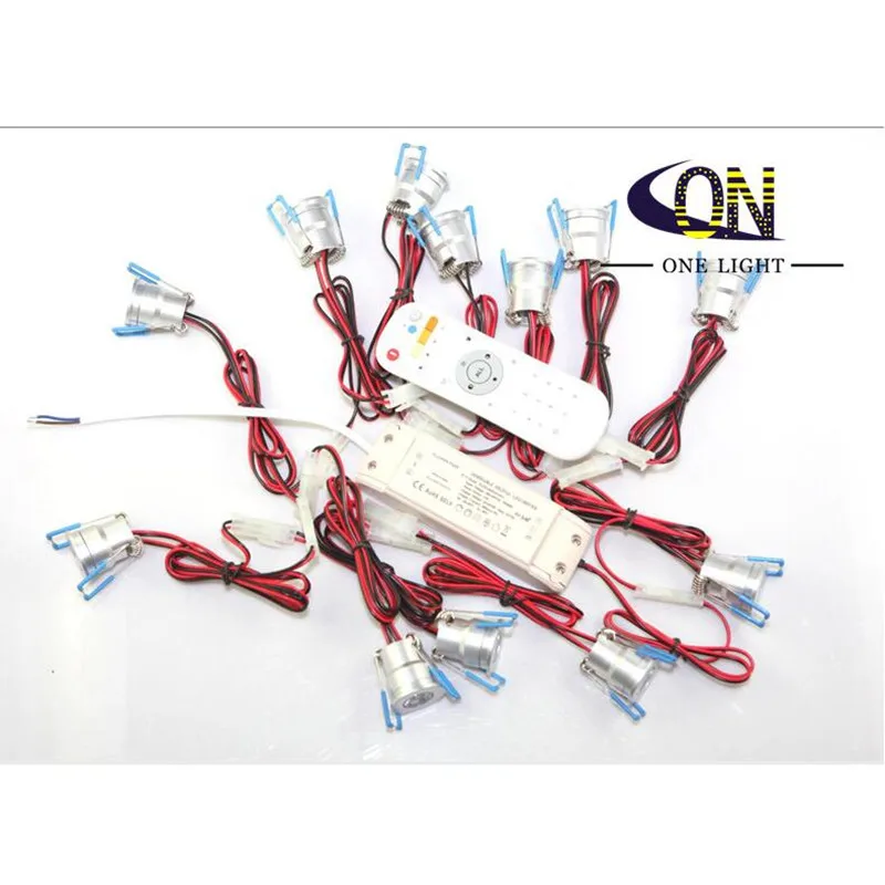 Мини-светильник светодиодный с регулируемой яркостью 12 шт. 3 Вт 2 4 ГГц | Лампы и