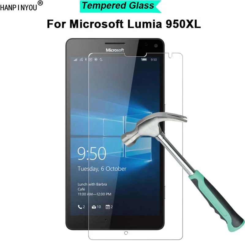 Для Microsoft Lumia 950XL 950 XL 5 7 &quot9H твердость 2.5D ультратонкое Закаленное стекло пленка