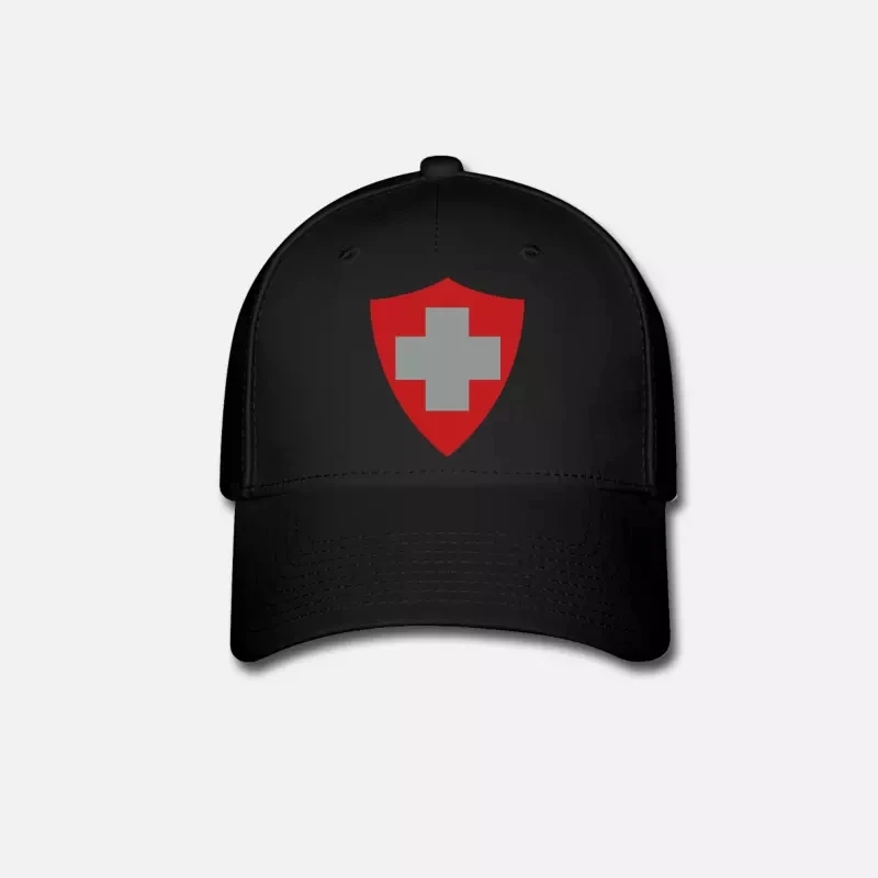 Швейцарский щит с вышивкой бейсболка флагом Schweiz Soccer cross Geneva Bank Lheinfall бейсбольная