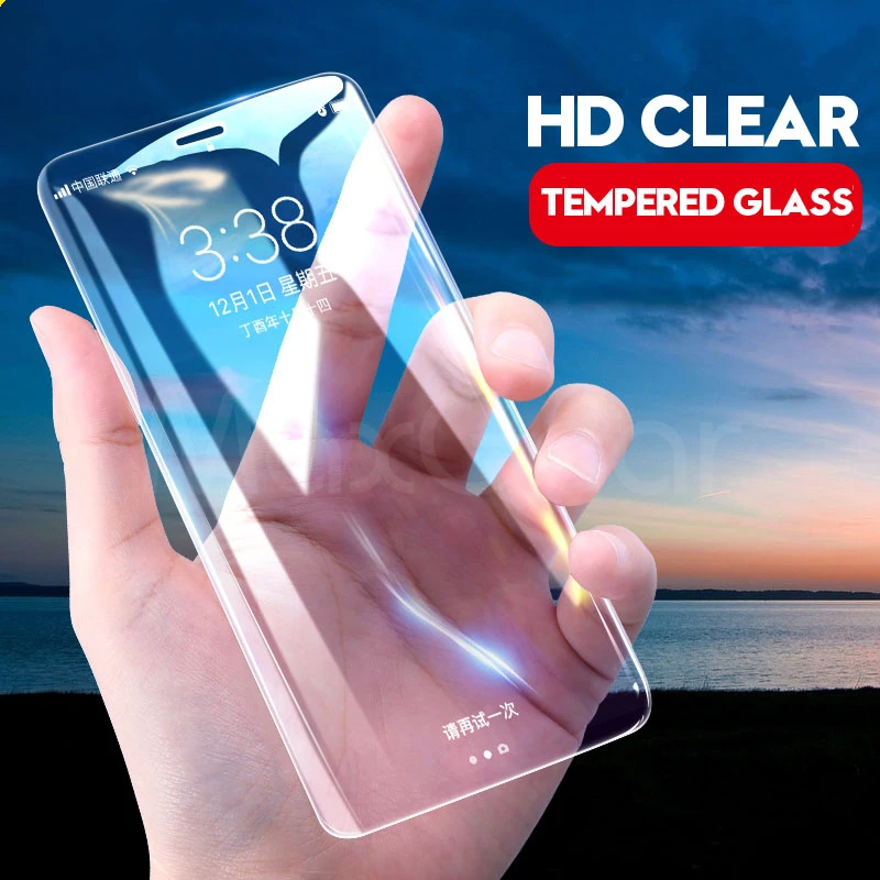 Закаленное стекло MaxGear 2.5D для iPhone X 6 6s 8 7 Plus 5 SE защитное пленка|Защитные стёкла и