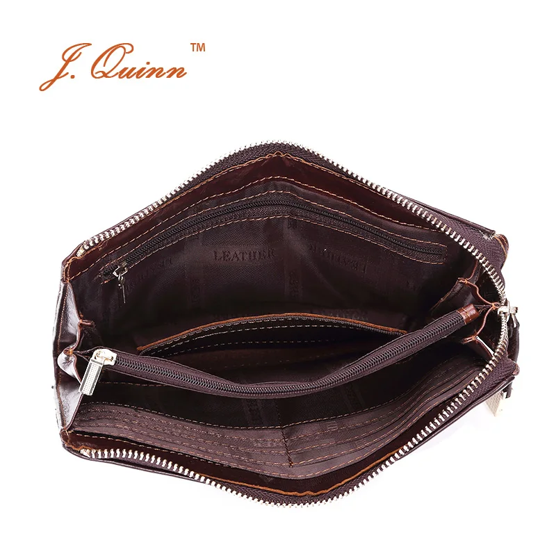 Кошелек J.Quinn мужской из натуральной кожи на молнии | Багаж и сумки