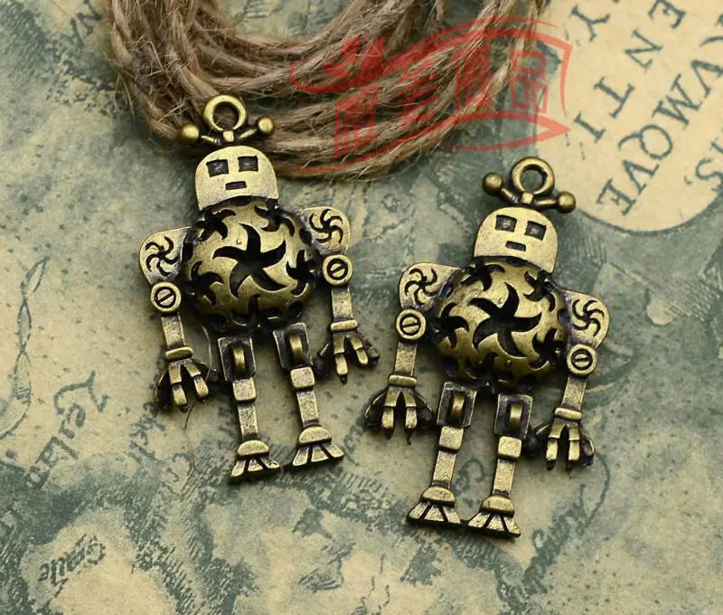 Кулон робот для роботов из бронзы | Игрушки и хобби