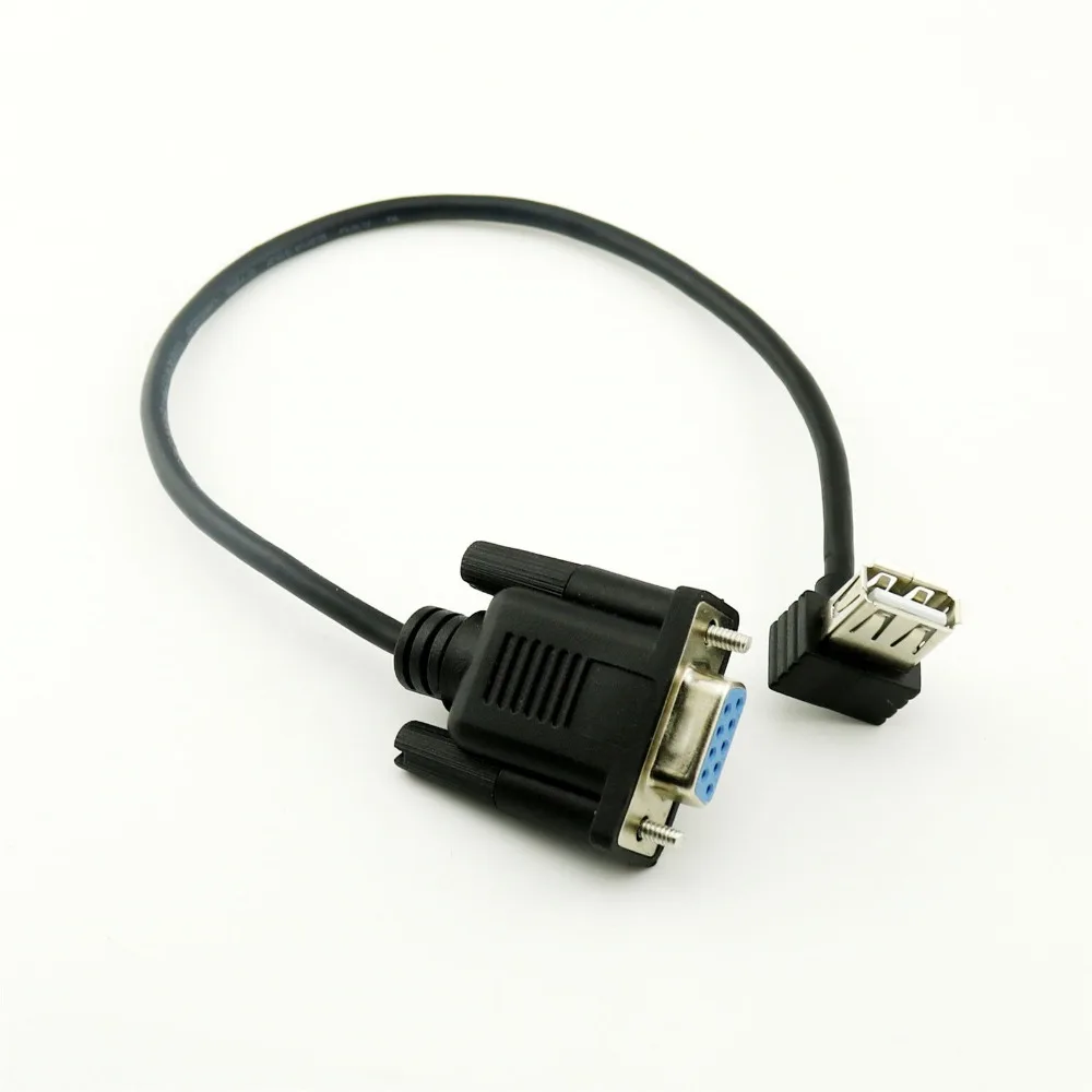 Последовательный кабель адаптер RS232 DB9 на USB 2 0 A конвертер 8 дюймов 25 см 1 шт.|db9 rs232|usb