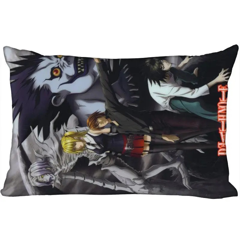 Pillowcase ShuanQian пользовательские Death Note Новое поступление наволочка Прямоугольная подушка чехол на молнии Мягкие не исчезают наволочка Рождество подарок - Цвет: Pillowcase
