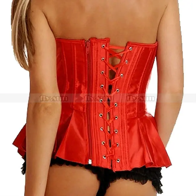 Женское сексуальное нижнее белье красная баска в стиле бурлеск корсет вечерняя
