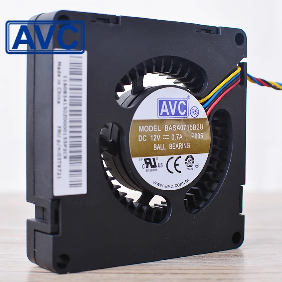 1 шт. BASA0715B2U DC 12V 0.70A M92p 70 мм охлаждения turbo Вентилятор 7015 70x70x15 мм