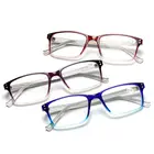 Очки для чтения мужские, женские, квадратные, с градиентной оправой