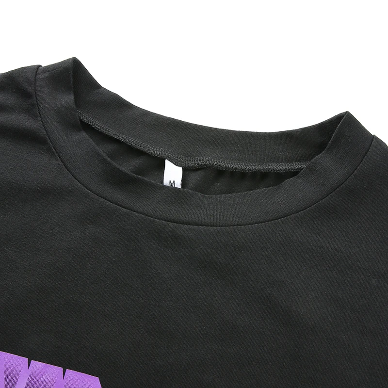 

Rockmore Black Fashion Harajuku T shirt Women Half Sleeve Cotton Casual Printed Korean Loose Tshirts Female Womens Tops Summer