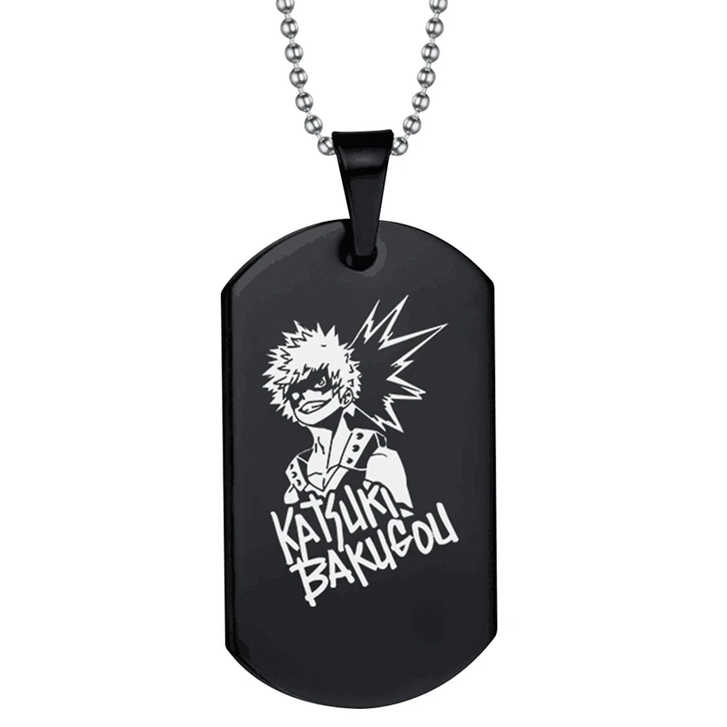 Ожерелье унисекс из нержавеющей стали с надписью Моя геройская Академия