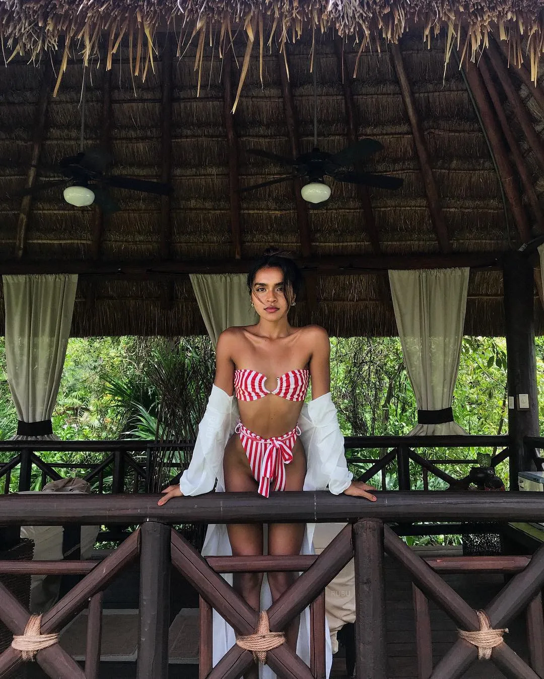 Пикантные бандо полосатые бикини Новинка 2019 года Высокая талия Купальник Push Up