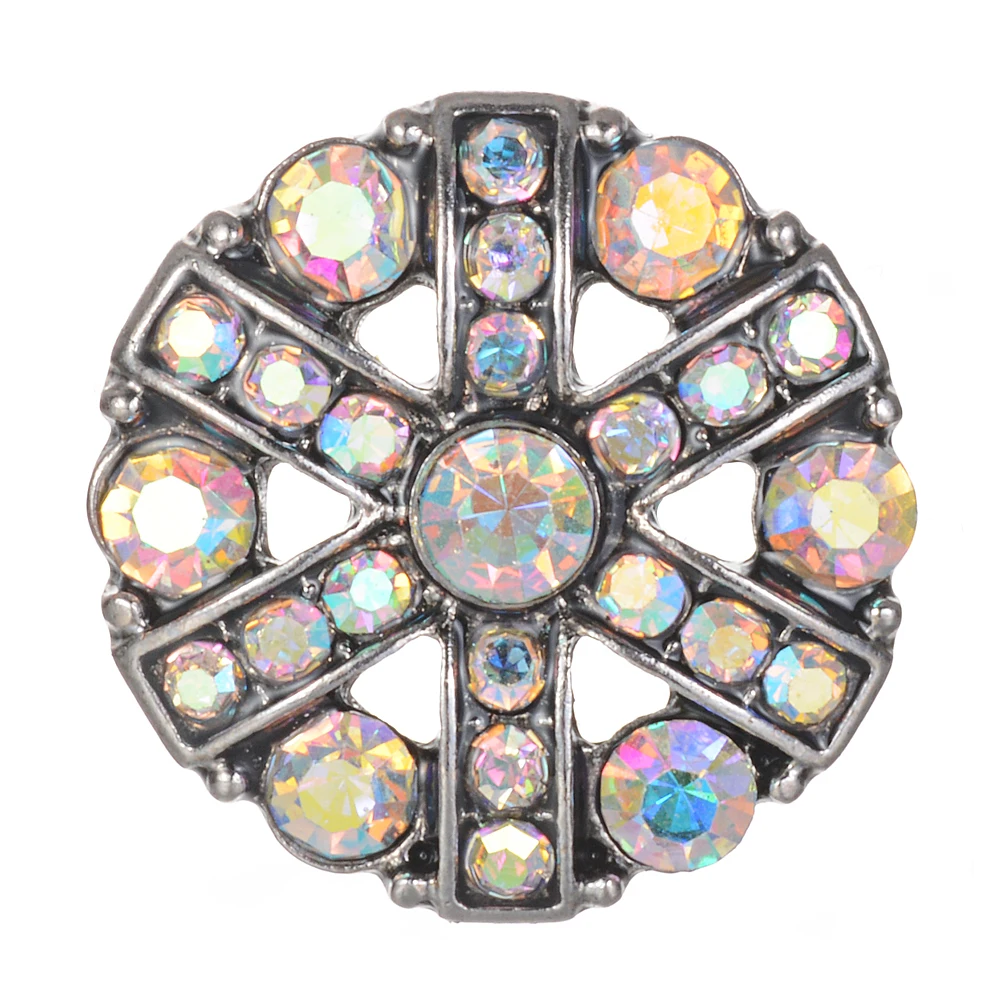 

10pcs/lot Wholesale Gingersnaps Jewelry 3 Colors 18mm Vocheng Snap Charms Interchangeable Jewelry Snap Button Vn-2007*10