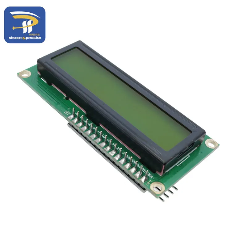 ЖК-дисплей 1602+ ЖК-модуль 1602, синий/желто-зеленый экран IIC/igc для arduino lcd 1602