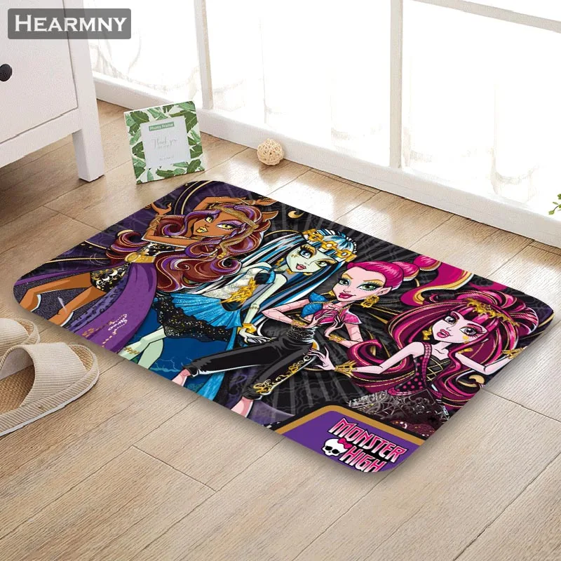 Индивидуальный Коврик для дверей Monster High напольный/Банный/кухонный/пляжный
