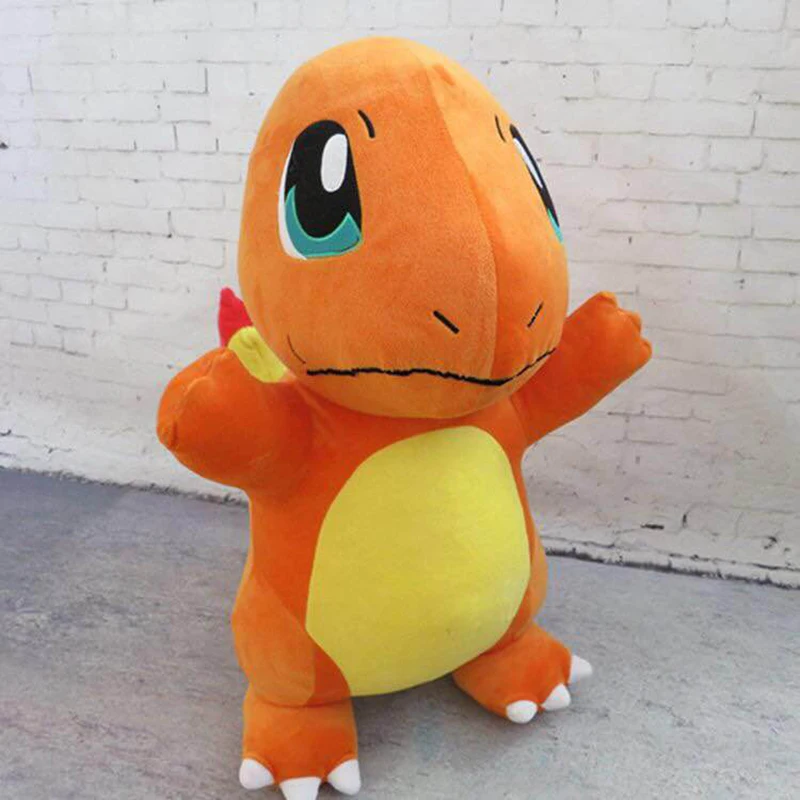 30-50 см Большой размер милая плюшевая кукла Bulbasaur Charmander Jigglypuff хлопковая мультяшная