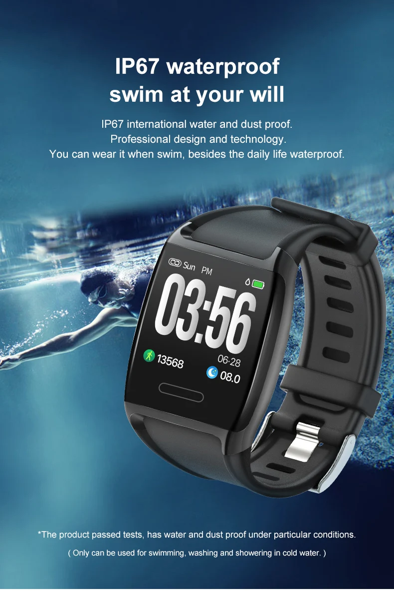 MKS2 Смарт часы IP67 Водонепроницаемый Bluetooth спортивный Браслет Шагомер фитнес трекер для мужчин Smartwatch для IOS Android телефон