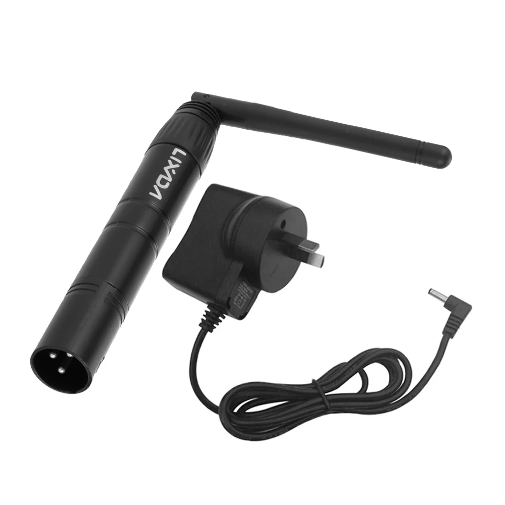 2 4G ISM DMX512 беспроводной Женский приемник XLR 126 каналов и 7 ID для освесветильник