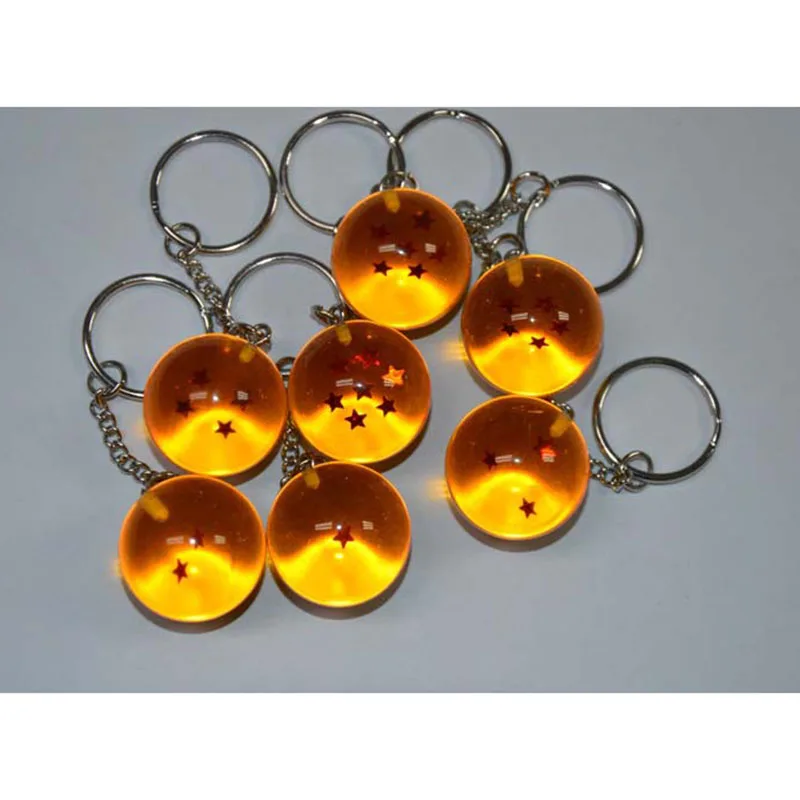 Аниме Драконий жемчуг Z 7 звезд шары 2.7 см ПВХ Цифры Игрушечные лошадки брелок