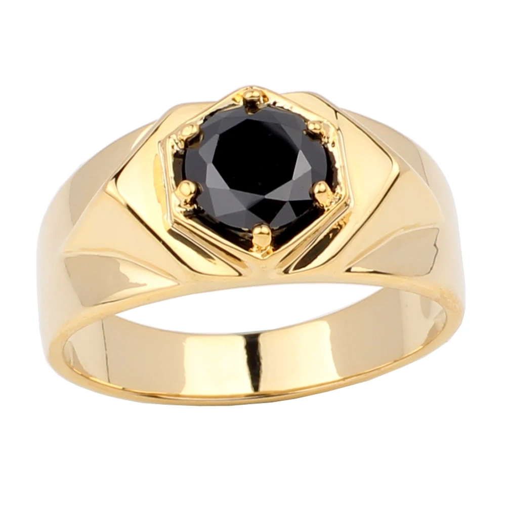 Модные украшения мужское Золотое кольцо 7 5 мм с круглыми камнями рождественский