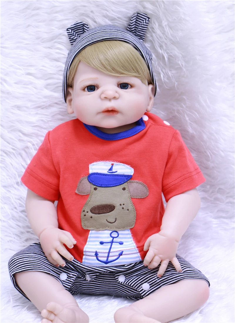 Кукла реборн силиконовая виниловая модная для мальчиков и девочек подходит