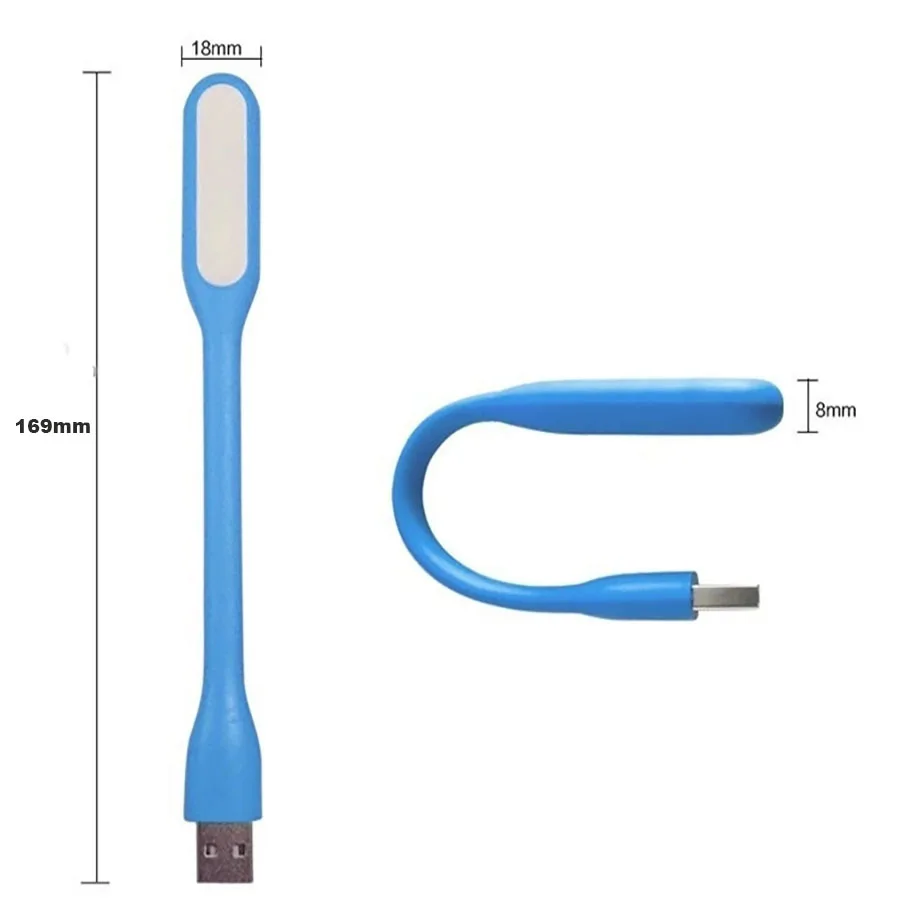 Миниатюрный светодиодный USB светильник гибкая светодиодсветодиодный Ночная